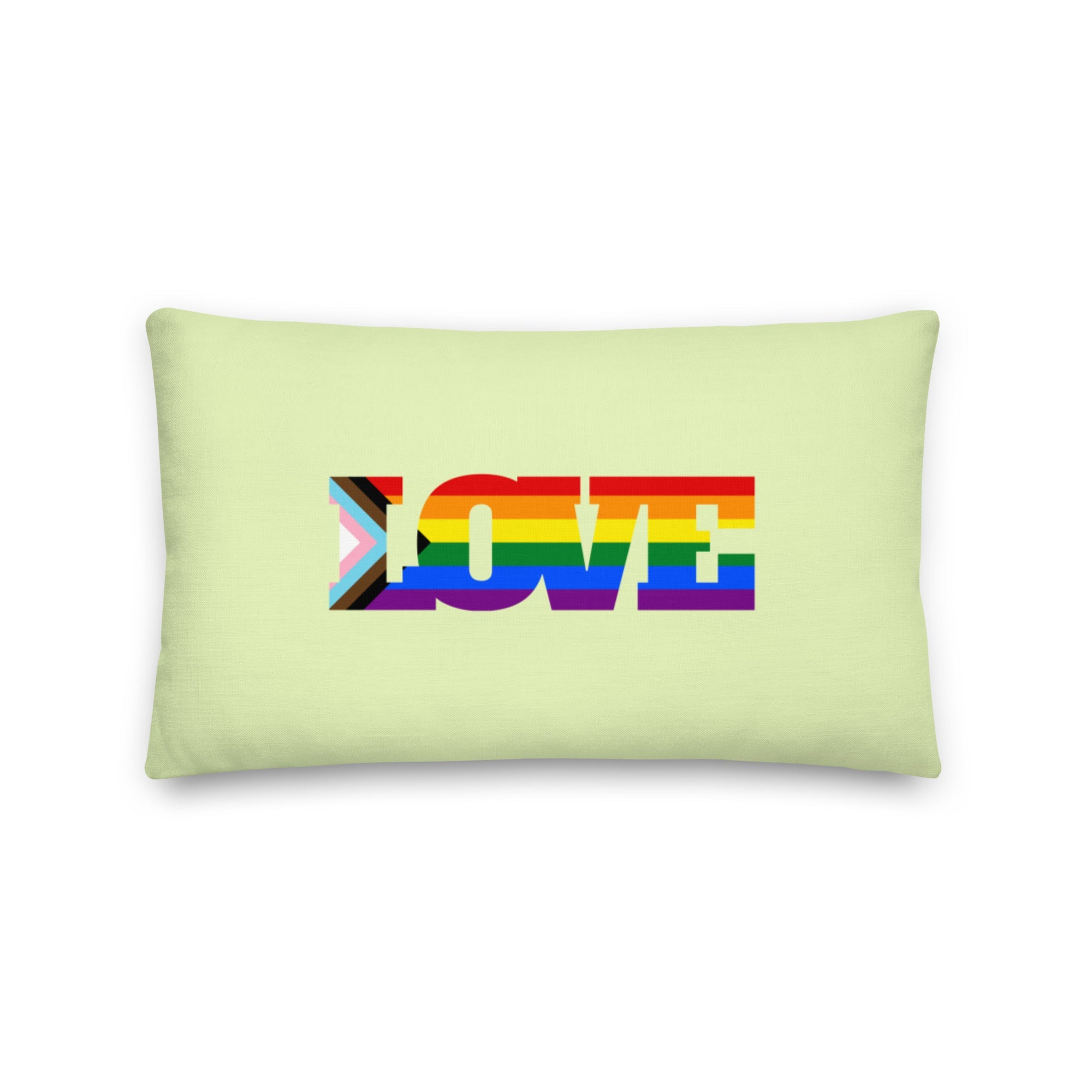 Progress LGBT Love Pillow