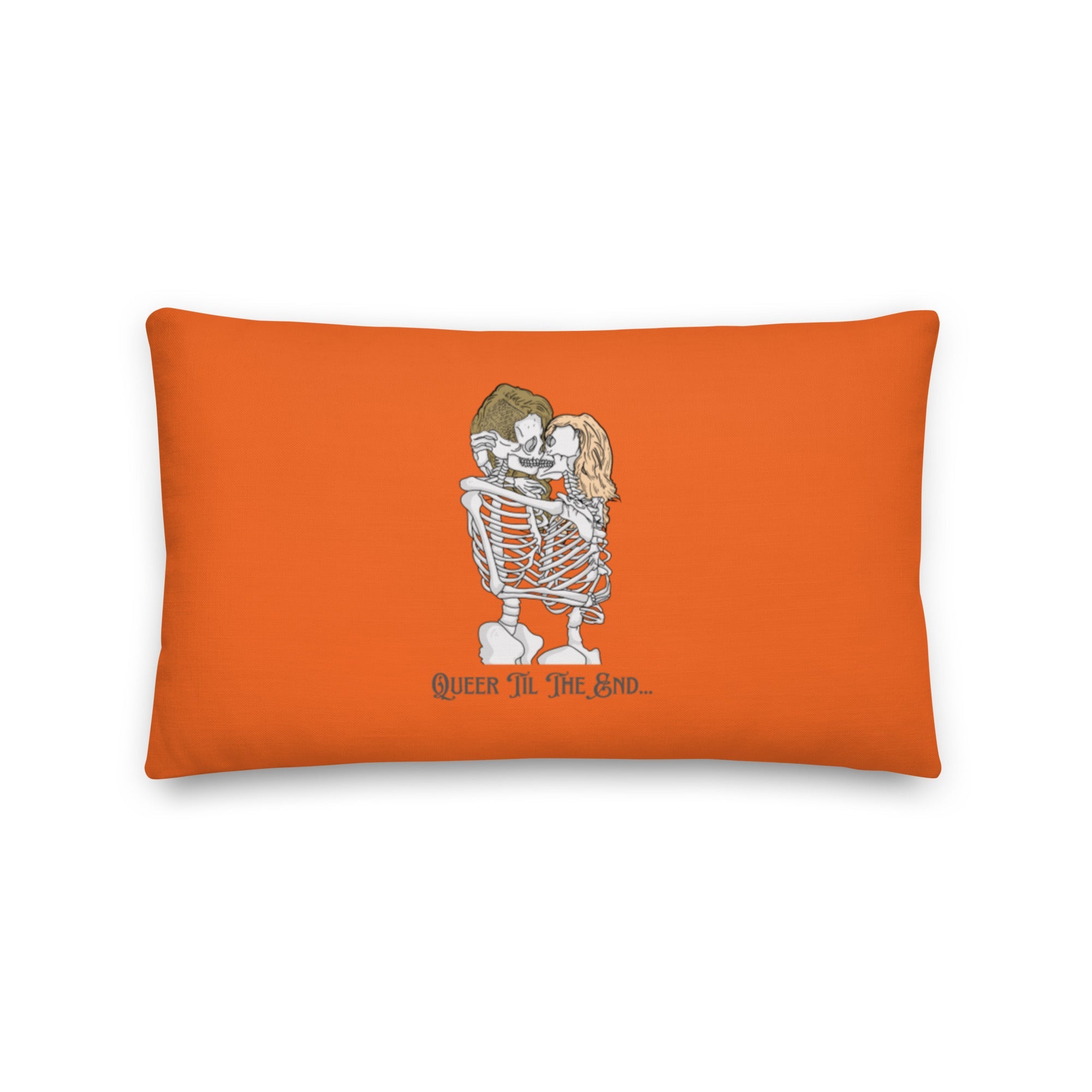 Queer Til The End Pillow