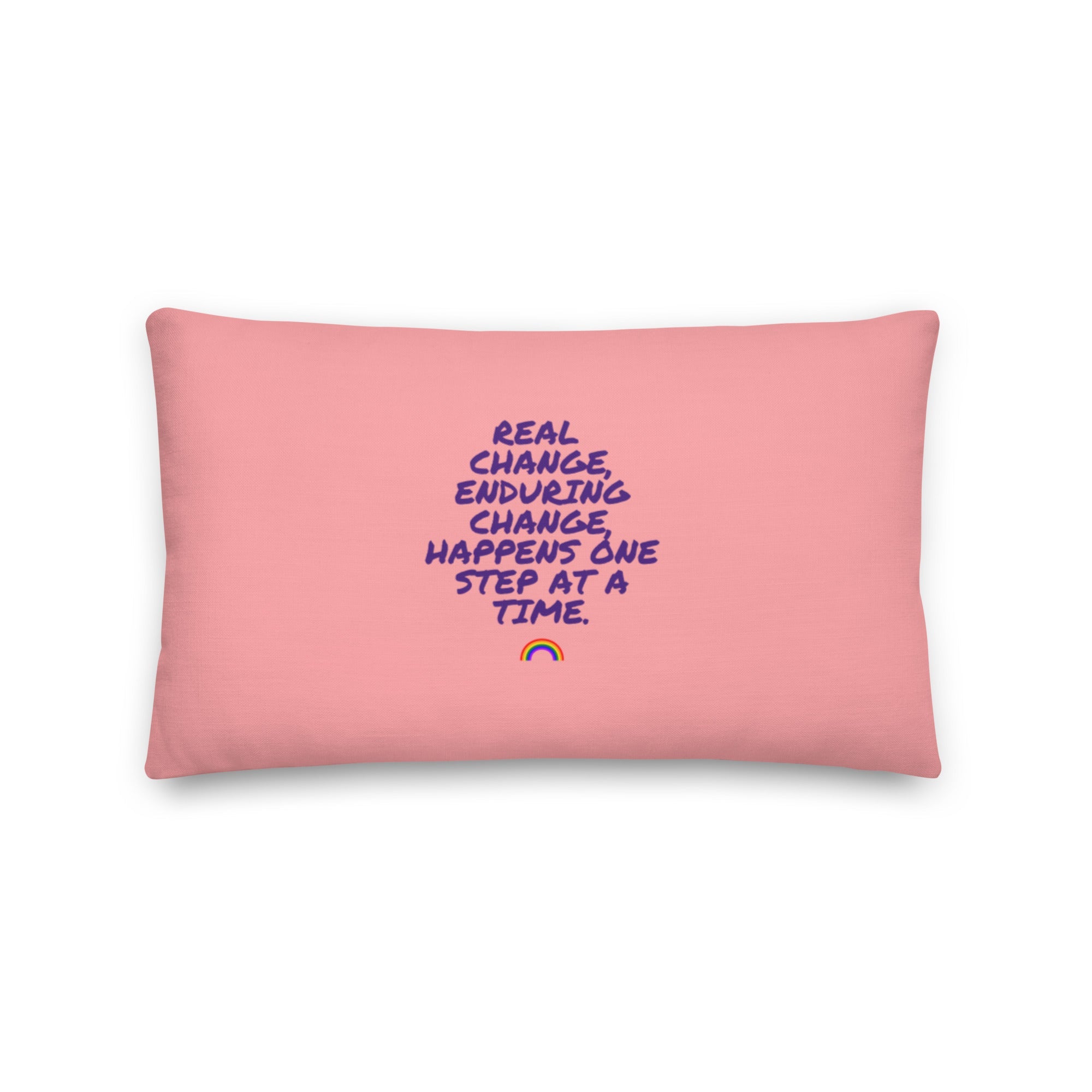 Real Change, Enduring Change Pillow