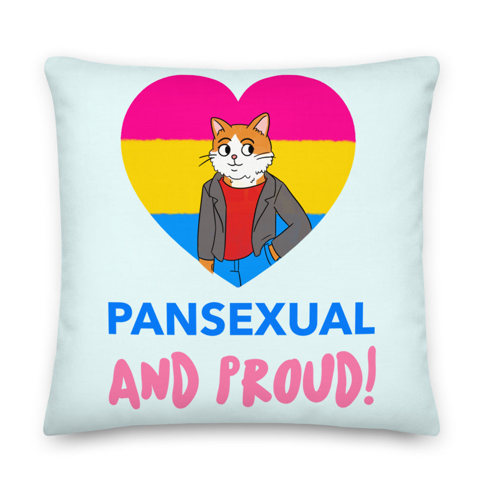Pansexual And Proud Premium Pillow