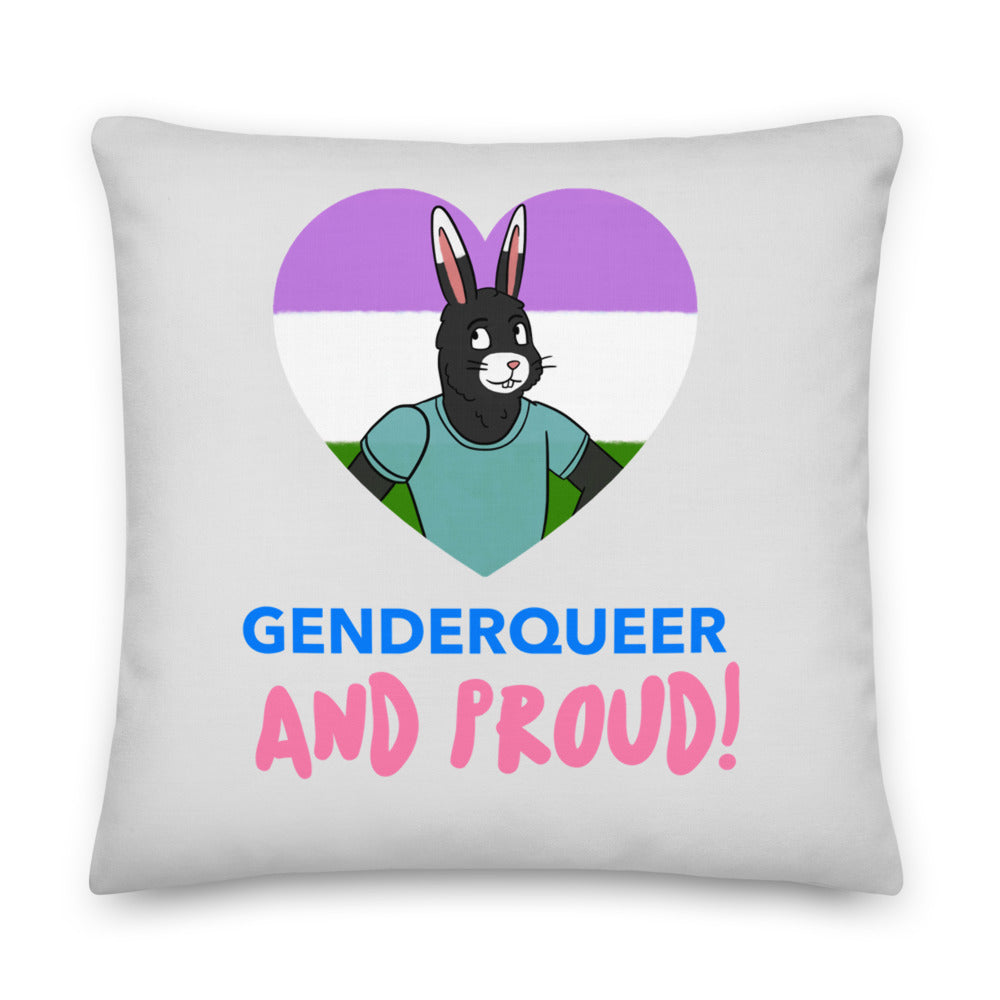 Genderqueer And Proud Premium Pillow