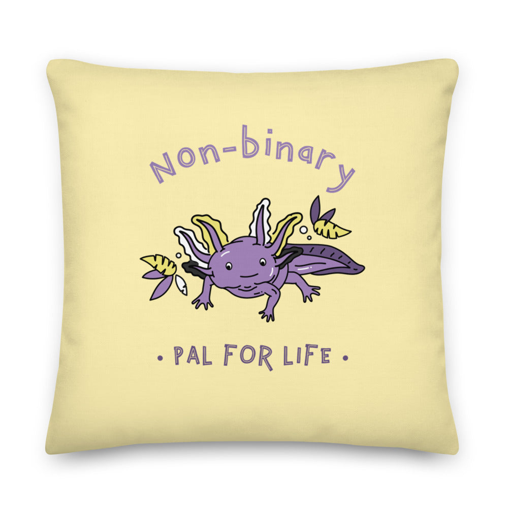 Non-Binary Pal For Life Premium Pillow