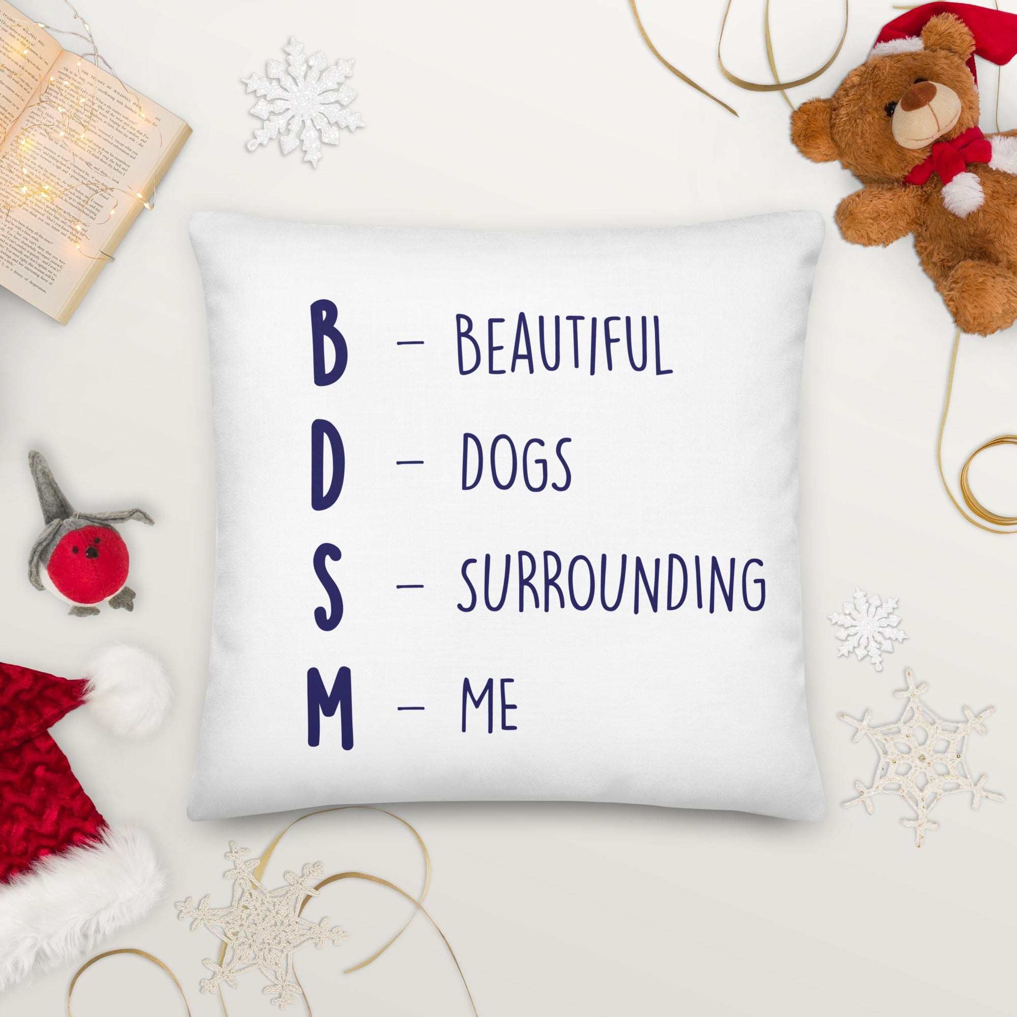Bdsm (Beautiful Dogs Surrounding Me) Pillow