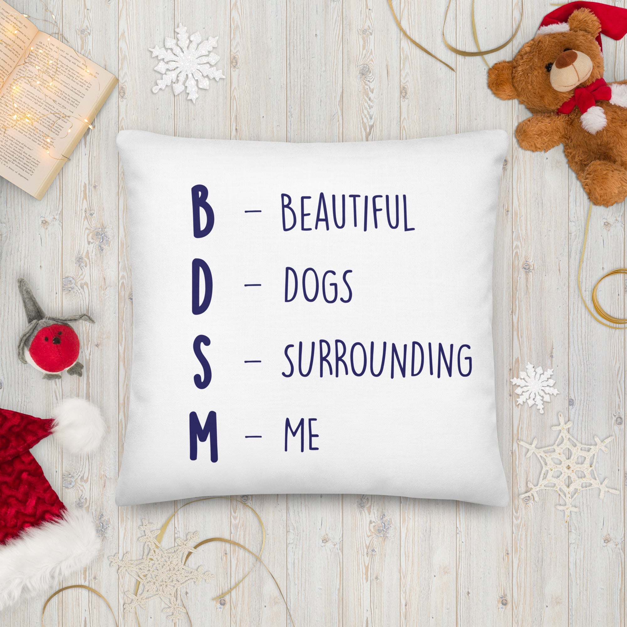 Bdsm (Beautiful Dogs Surrounding Me) Pillow