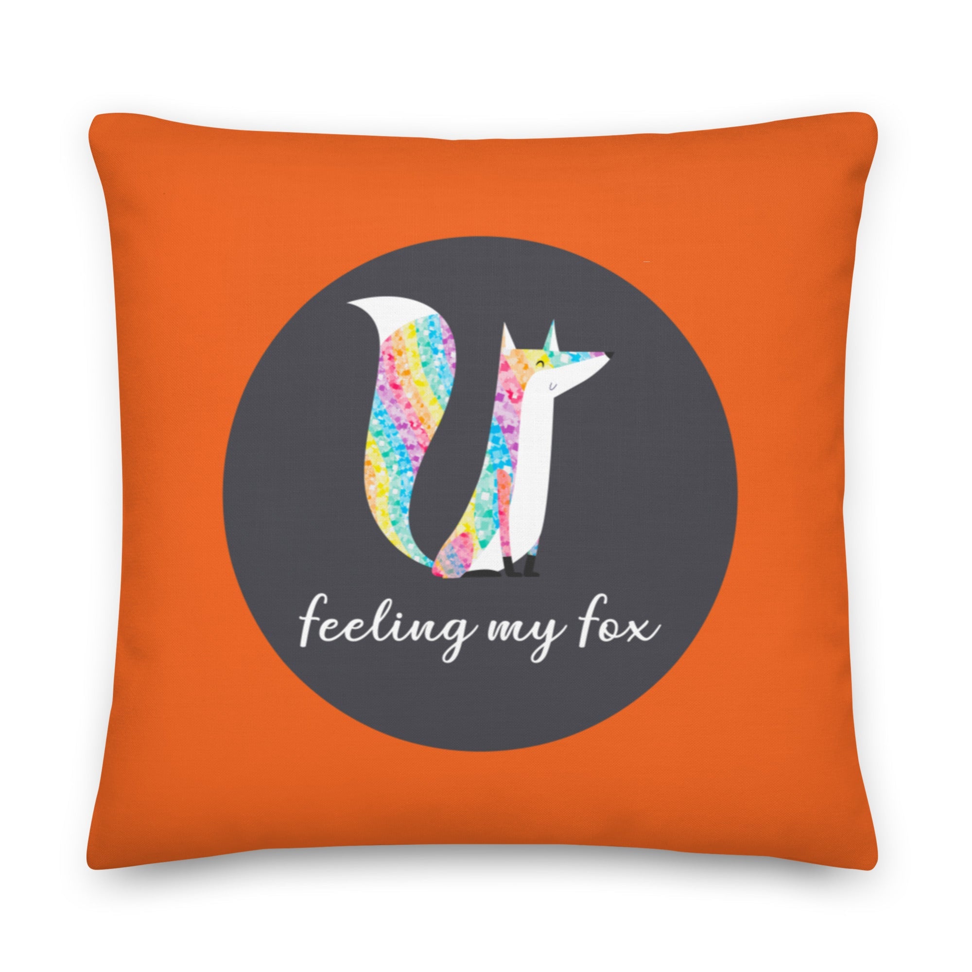 Feeling My Fox Pillow