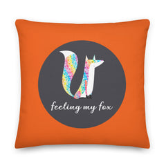 Feeling My Fox Pillow