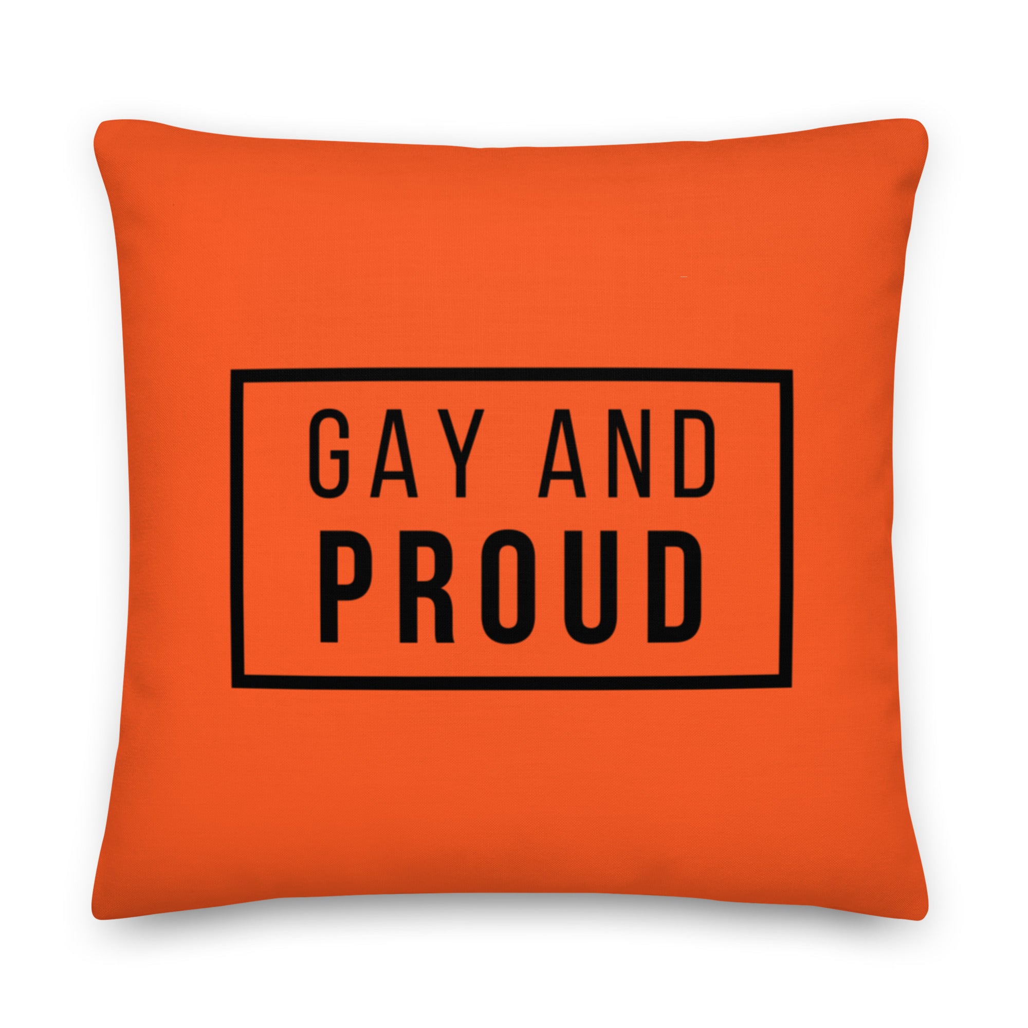 Gay And Proud Pillow