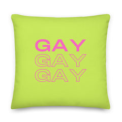 Gay Gay Gay Pillow