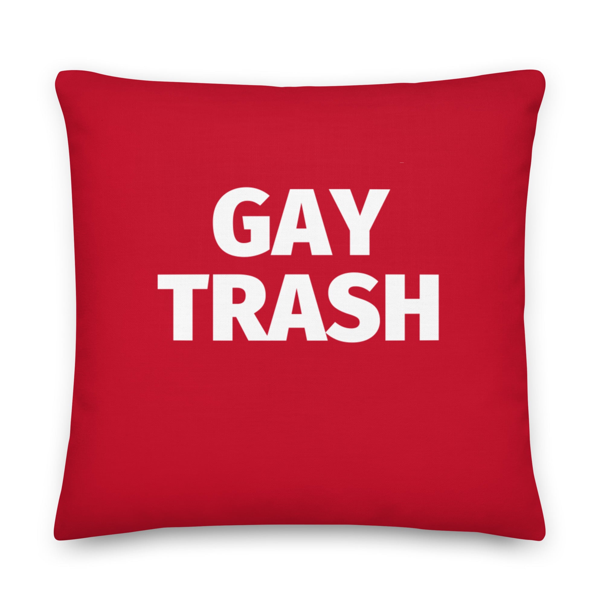 Gay Trash Pillow