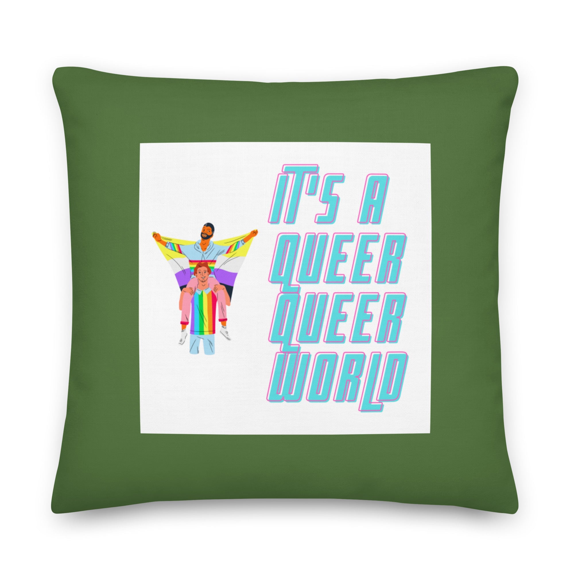 It's A Queer Queer World Pillow