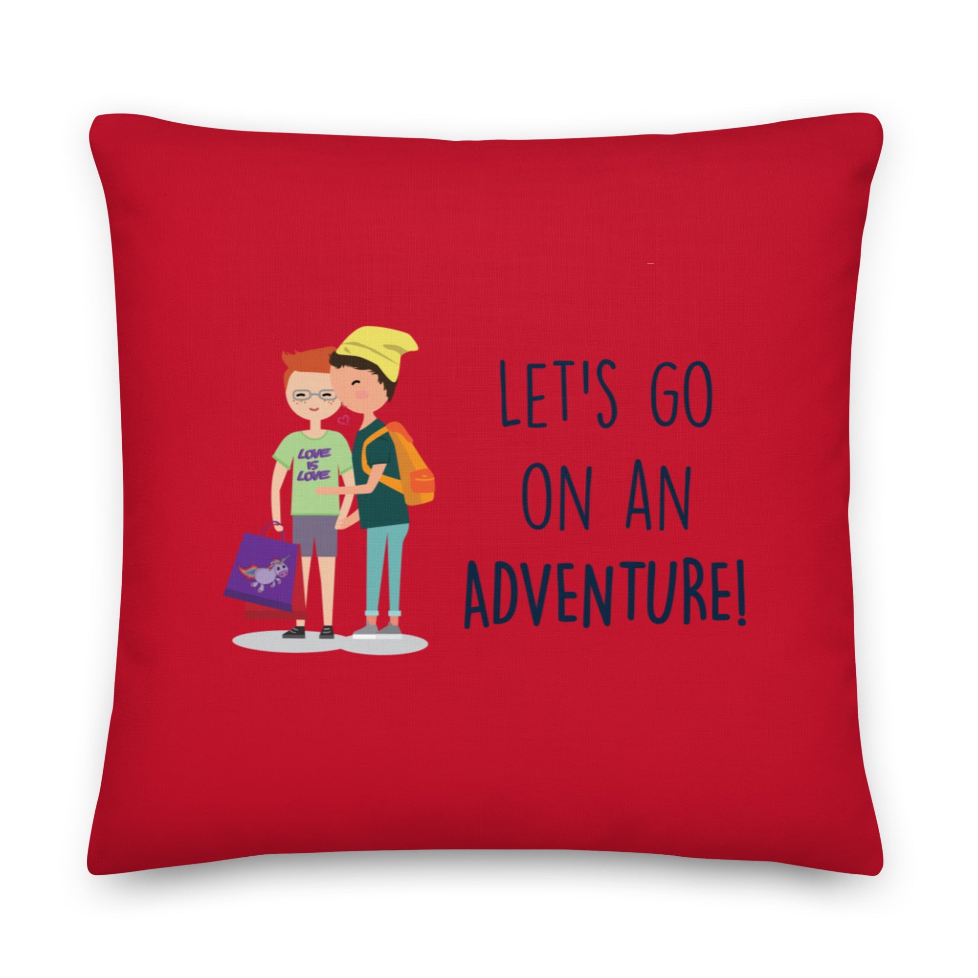 Let's Go On An Adventure Pillow