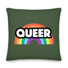 Queer Rainbow Pillow