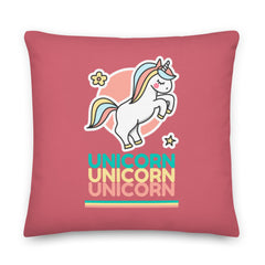 Unicorn Unicorn Unicorn Pillow