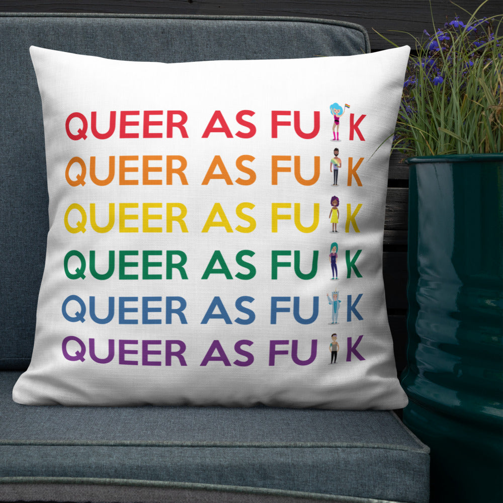 Queer As Fu#k Premium Pillow