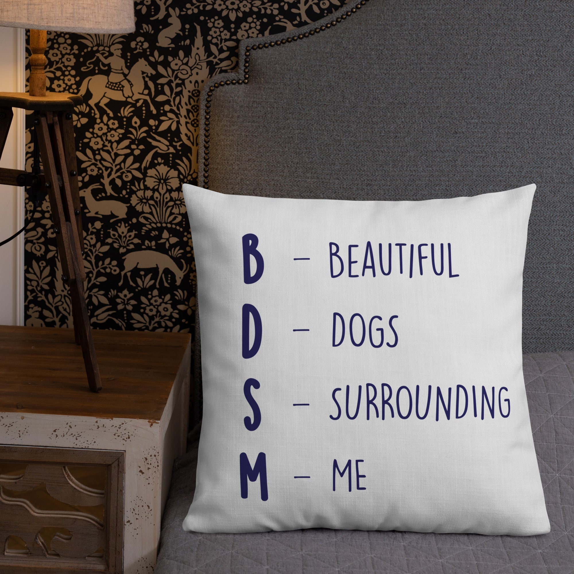 Bdsm (Beautiful Dogs Surrounding Me) Pillow