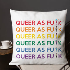 Queer As Fu#k Premium Pillow