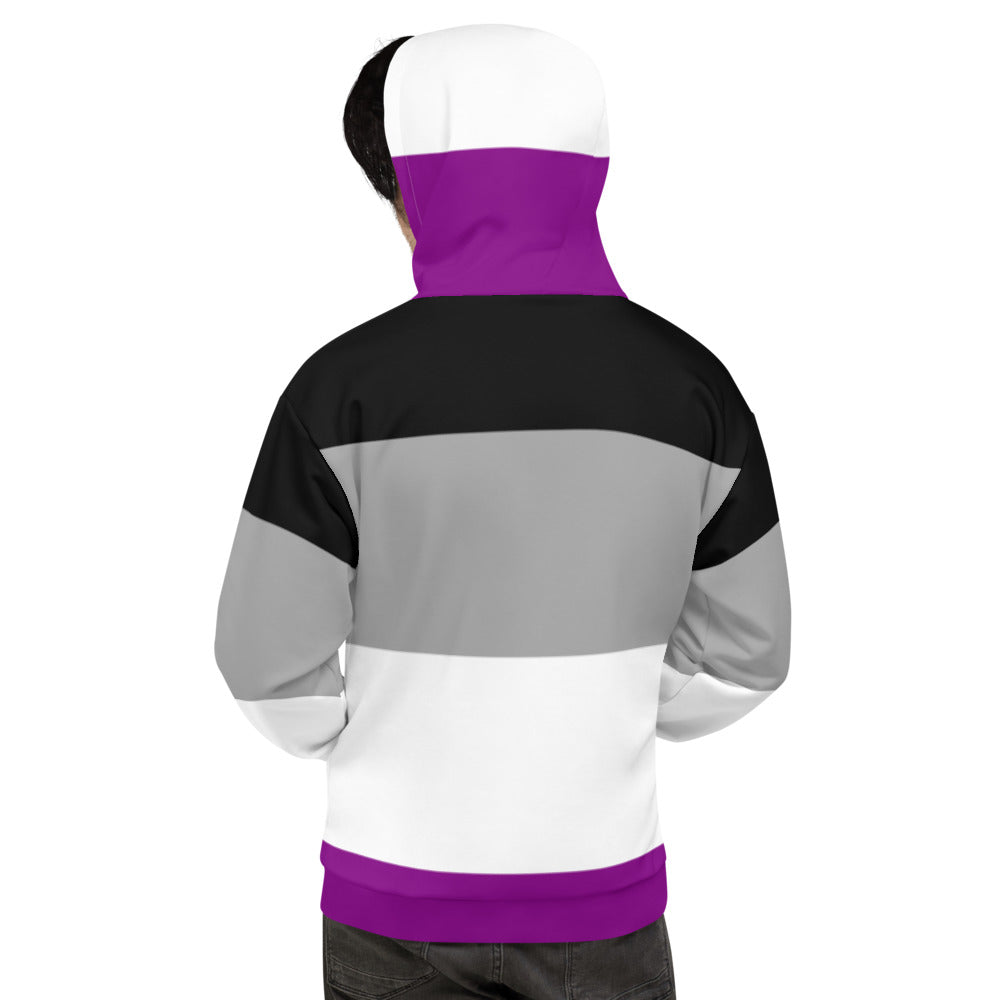 Asexual Pride All-Over Unisex Hoodie