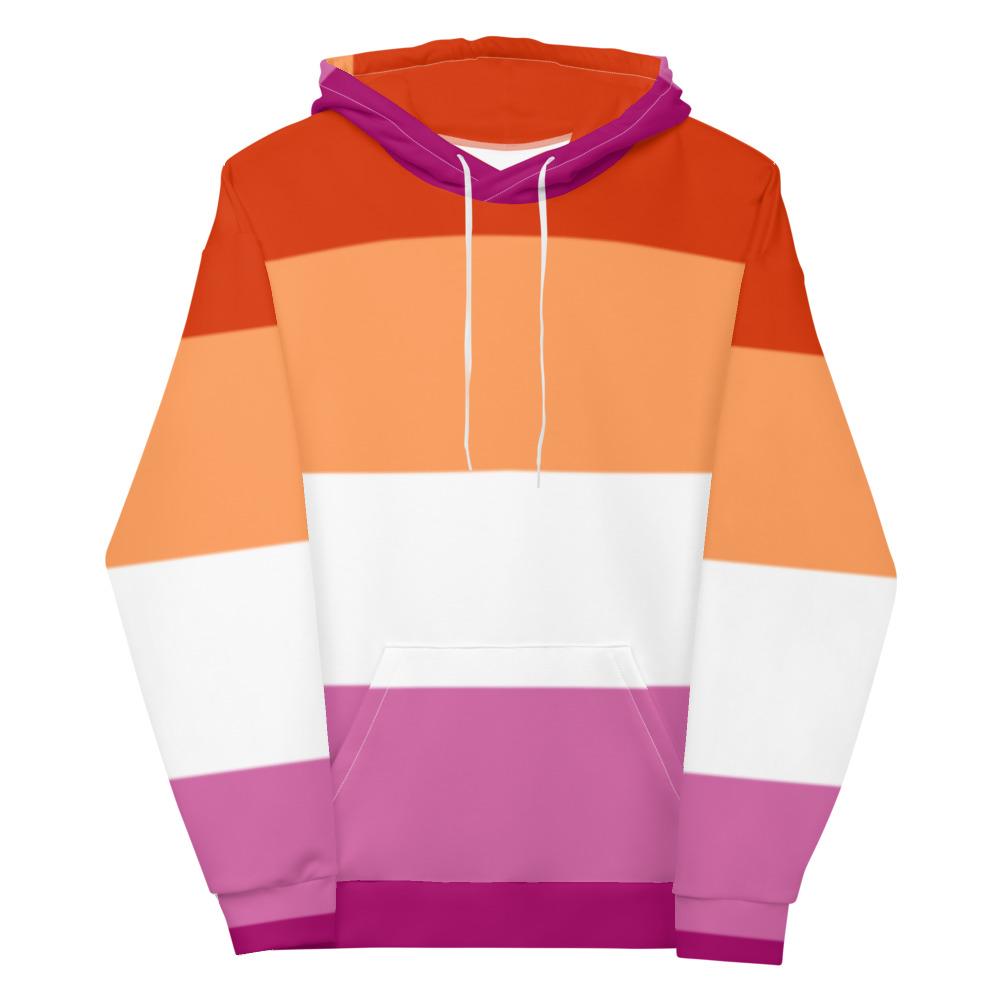 Lesbian Pride All-Over Hoodie