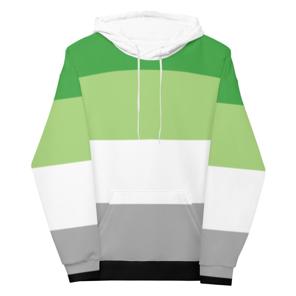 Aromantic Pride All-Over Hoodie