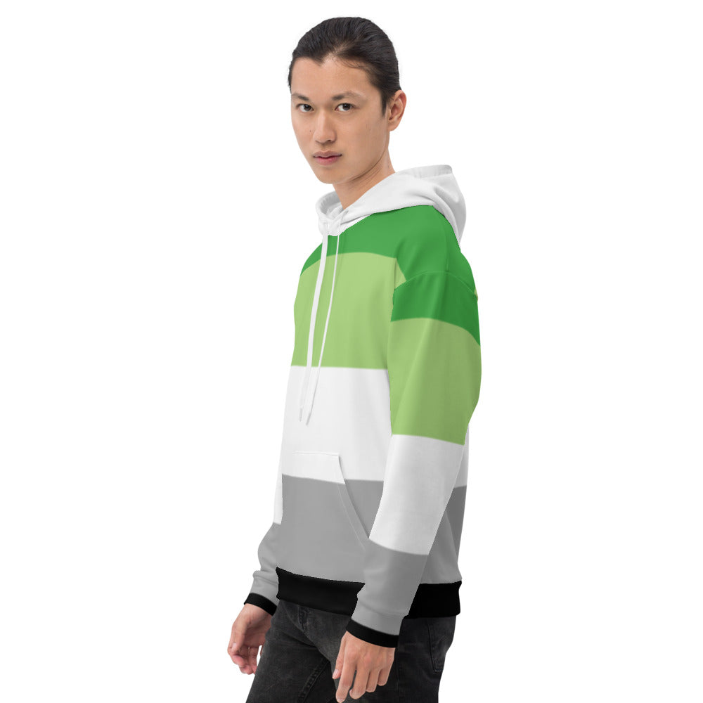 Aromantic Pride All-Over Hoodie
