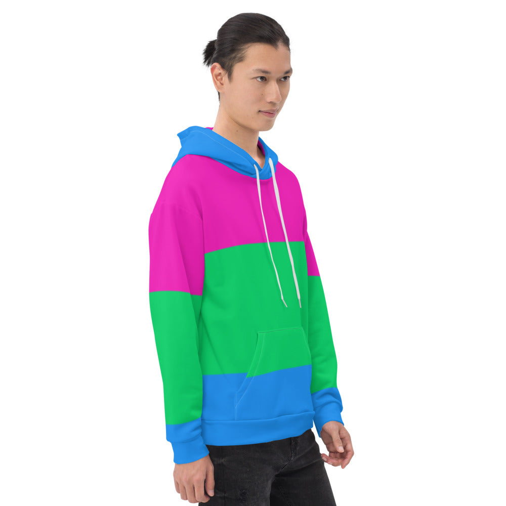 Polysexual Pride All-Over Hoodie
