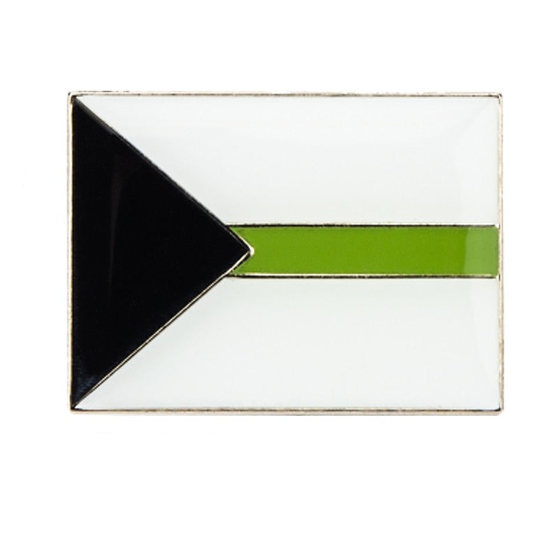 Demiromantic Pride Flag Enamel Pin