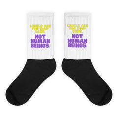 Labels Are For Soup Cans Socks