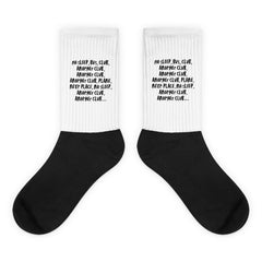 No Sleep, Bus, Club, Another Club Socks