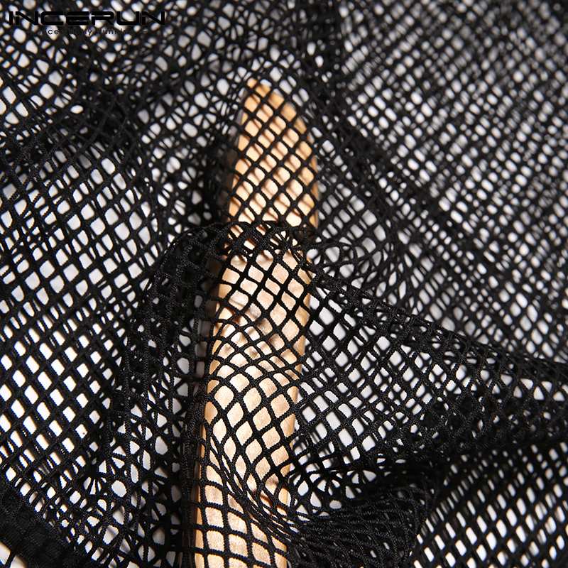 Black Mesh Bodysuit - The RainbowBoys