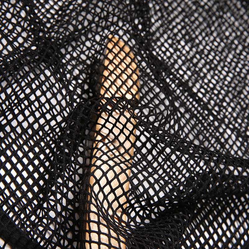 Black Mesh Bodysuit - The RainbowBoys