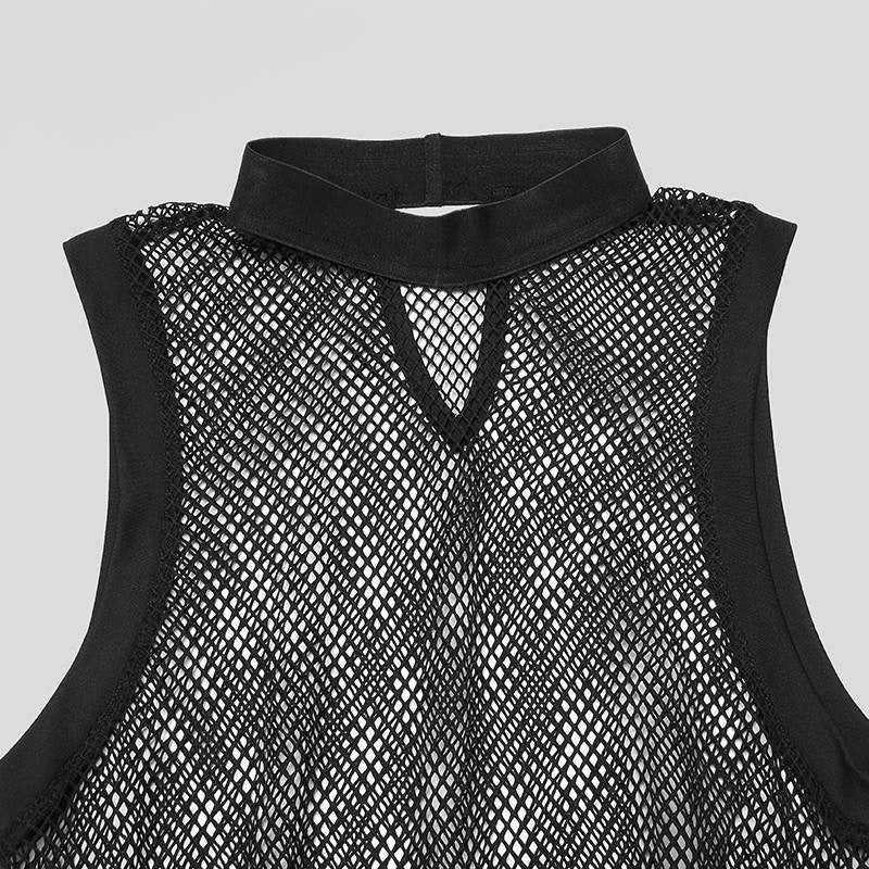 Black Mesh Bodysuit - The RainbowBoys