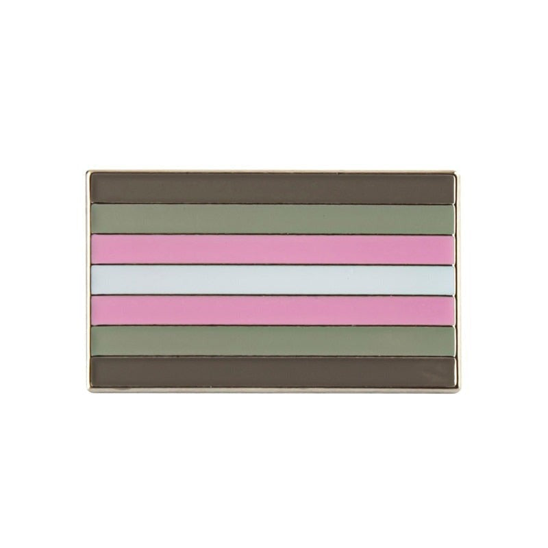 Demigirl Flag Enamel Pin