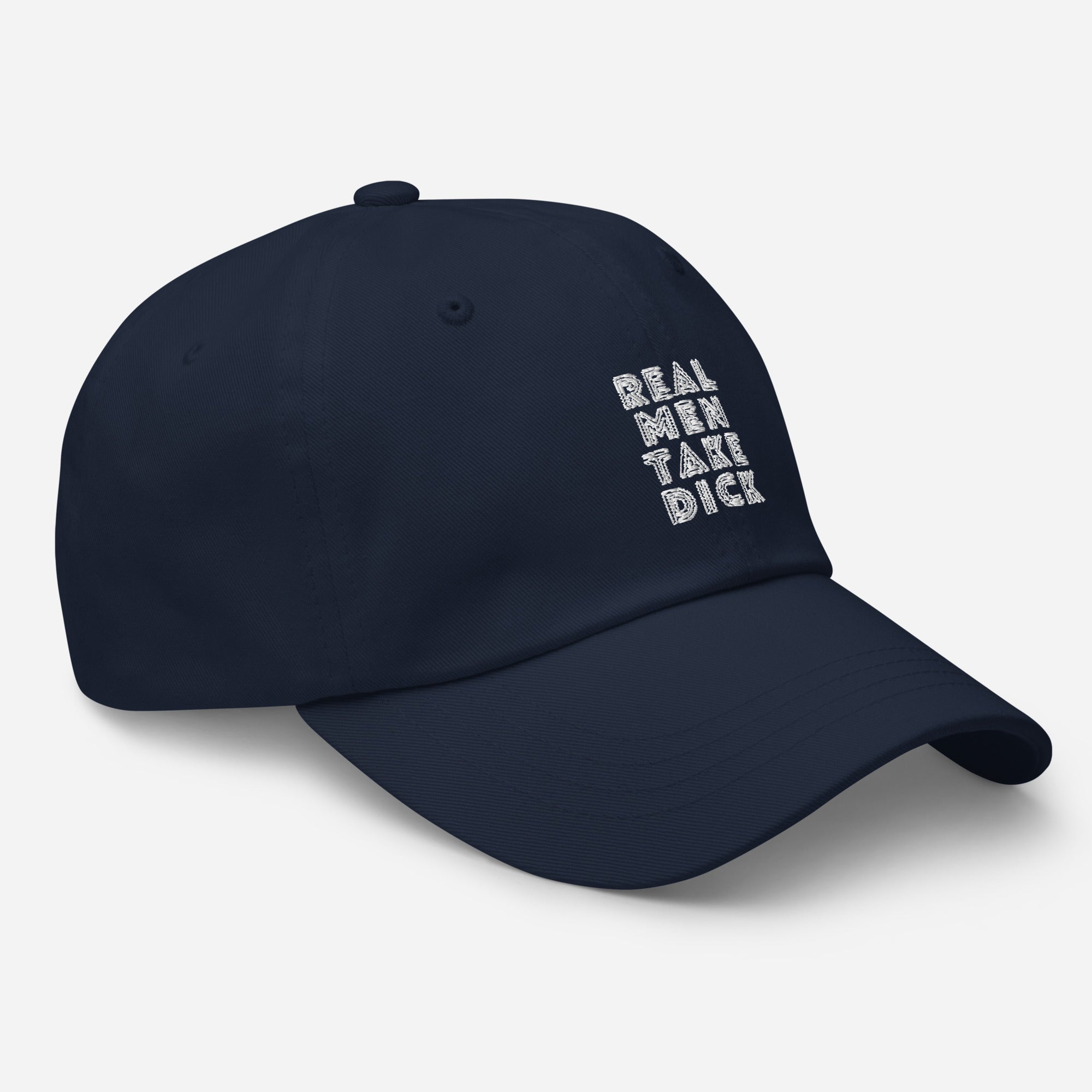 Real Men Take Dick Cap