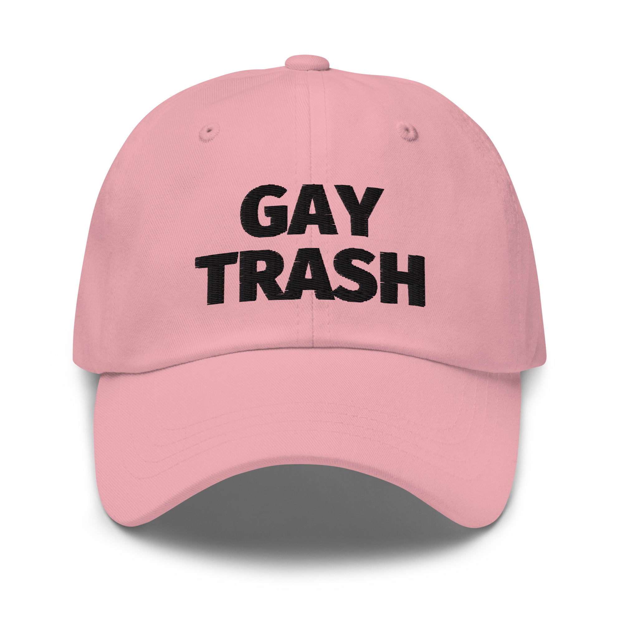 Gay Trash (Black Text) Cap
