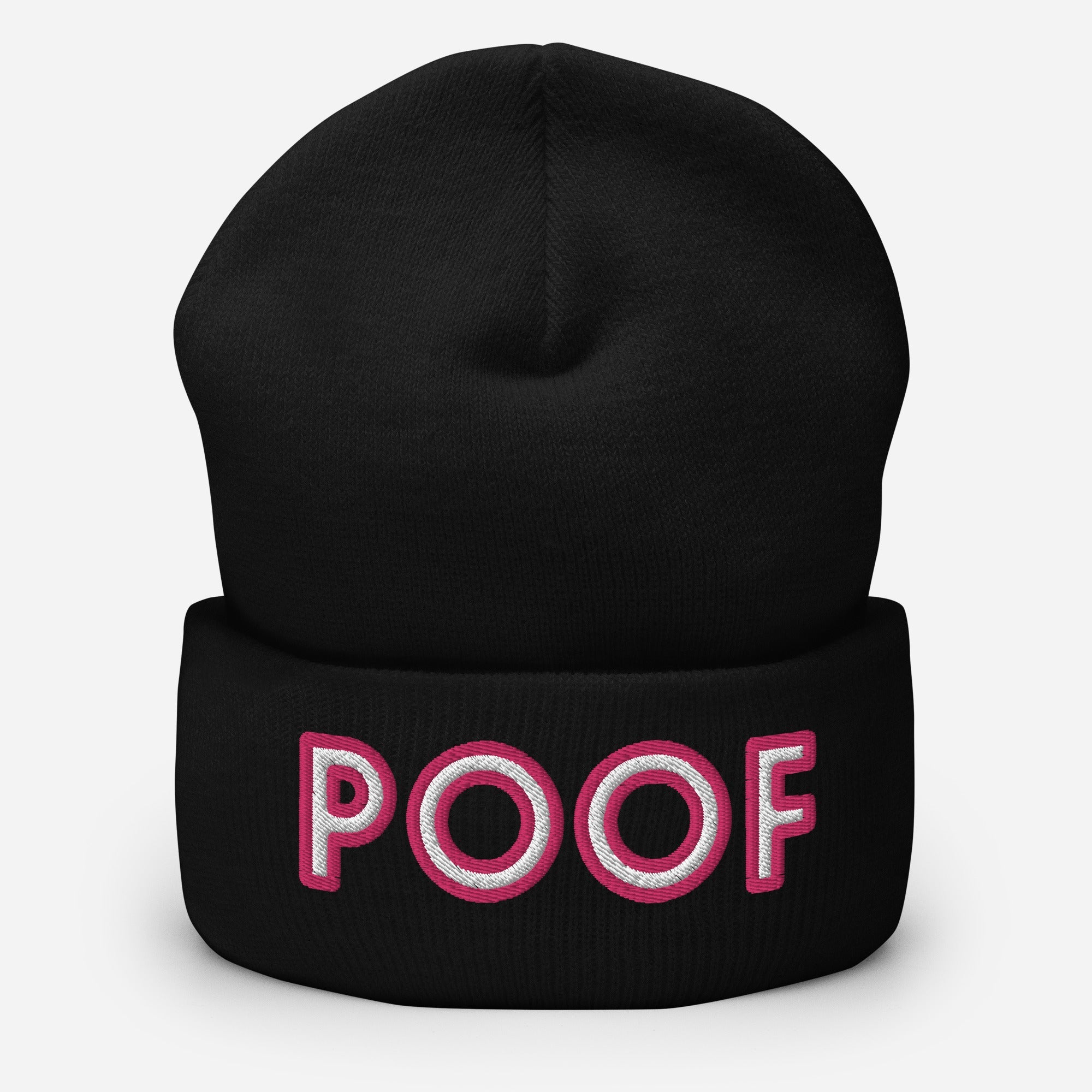 Poof Cuffed Beanie