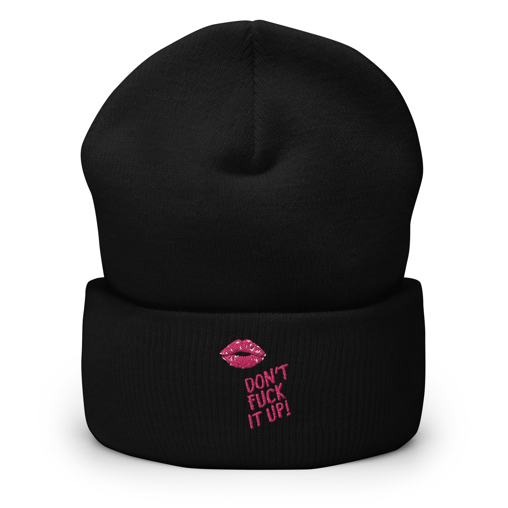 Don't Fuck It Up! Cuffed Beanie