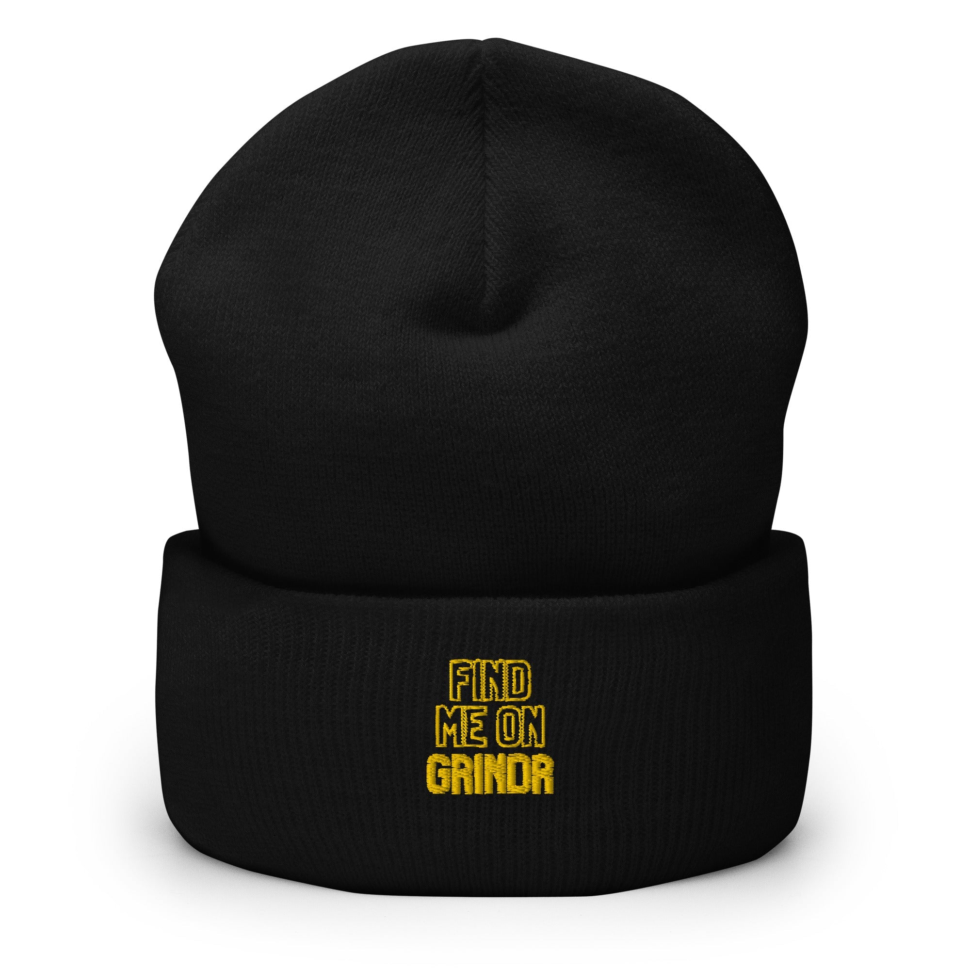 Find Me On Grindr Cuffed Beanie