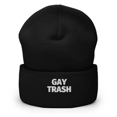 Gay Trash Cuffed Beanie