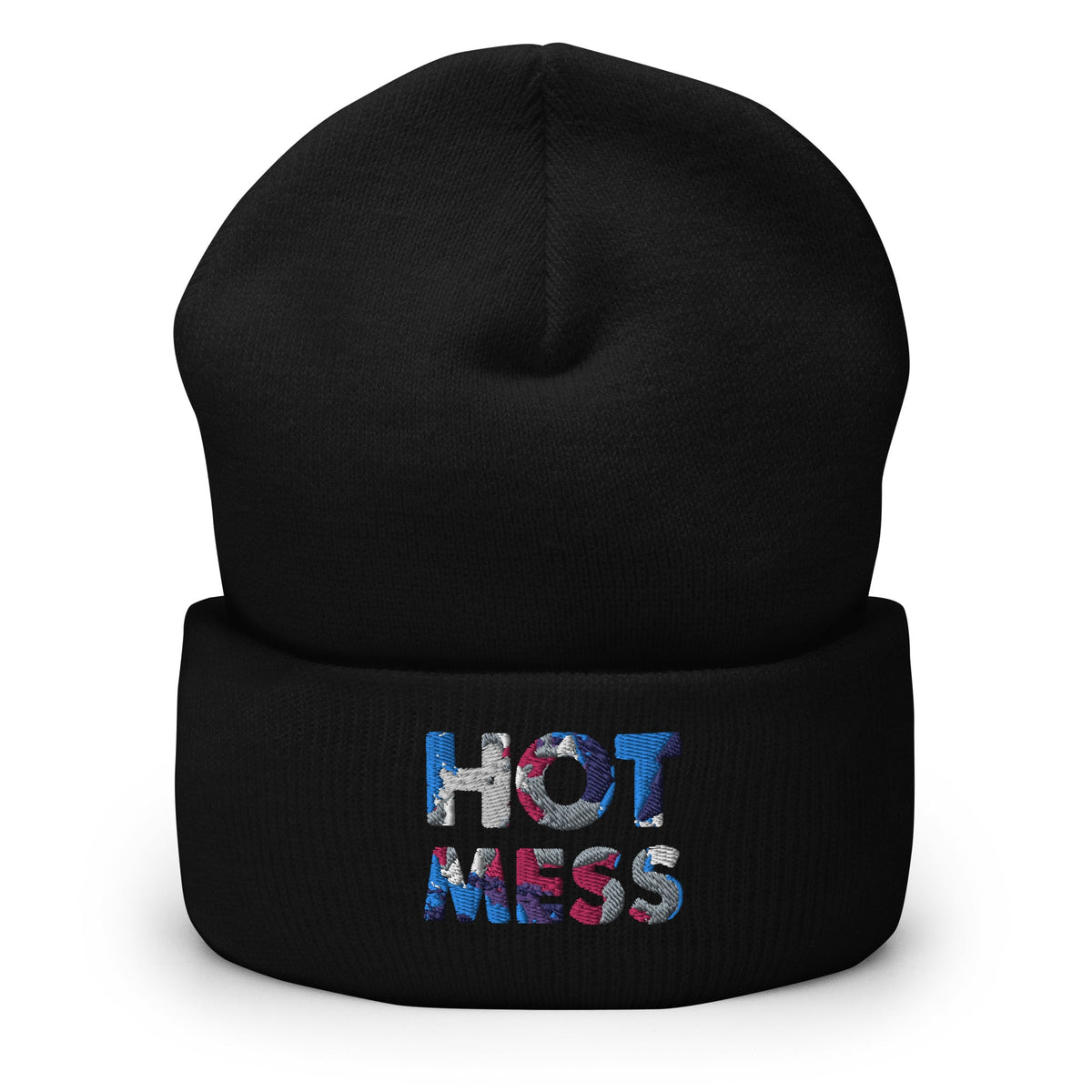 Hot Mess Cuffed Beanie