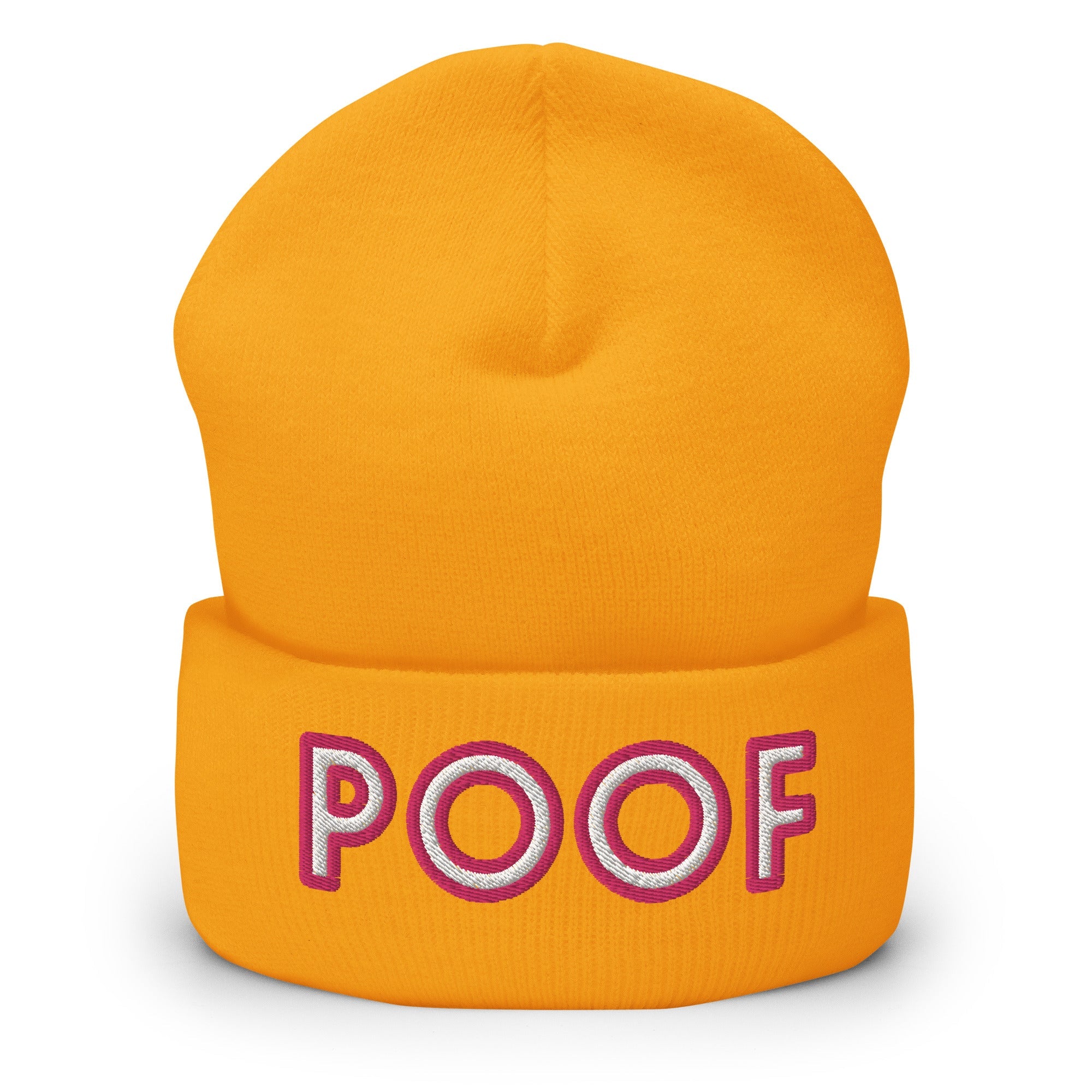 Poof Cuffed Beanie