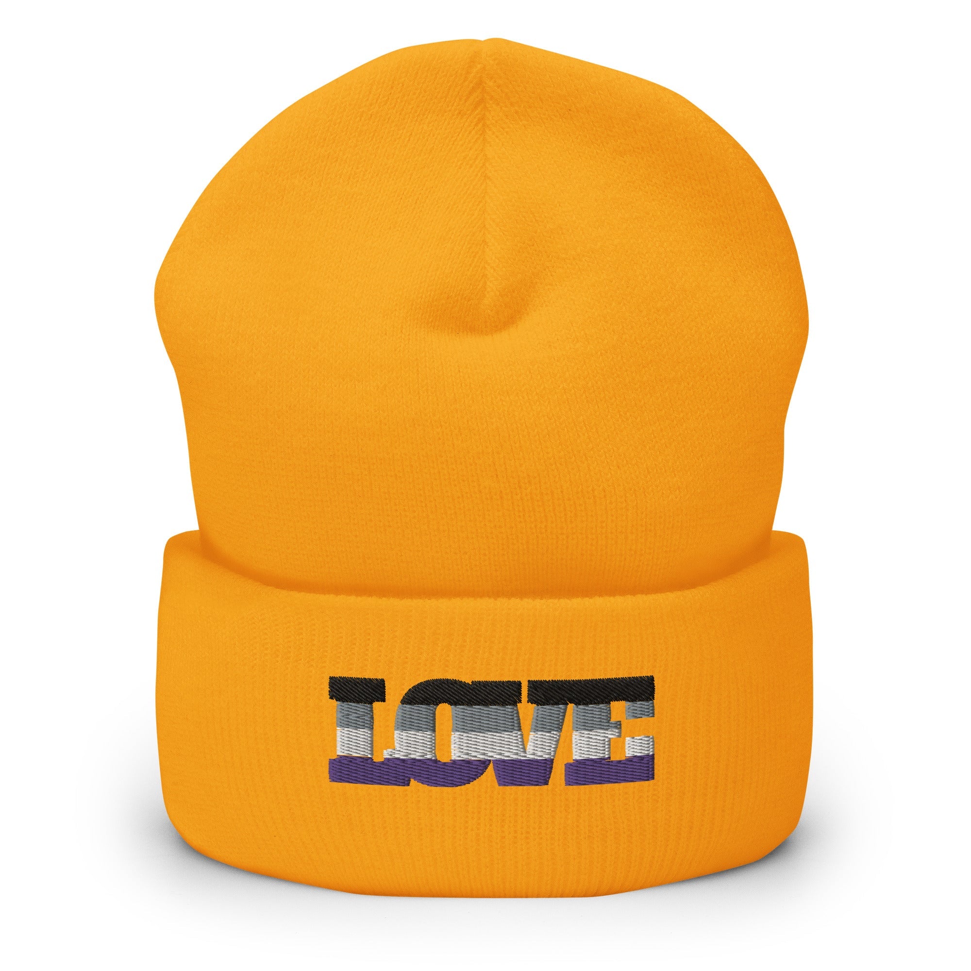 Asexual Love Cuffed Beanie
