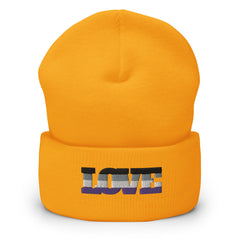 Asexual Love Cuffed Beanie