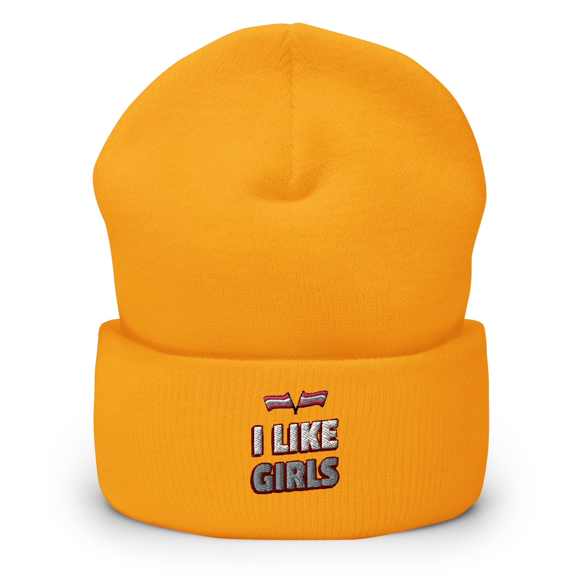 I Like Girls Cuffed Beanie