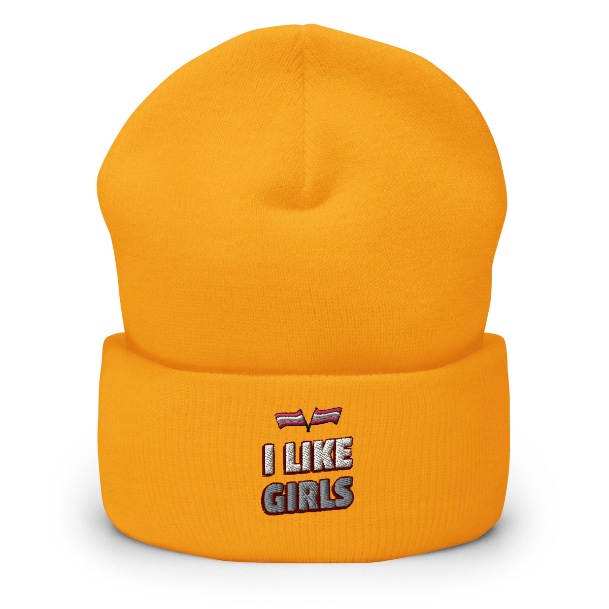 I Like Girls Cuffed Beanie