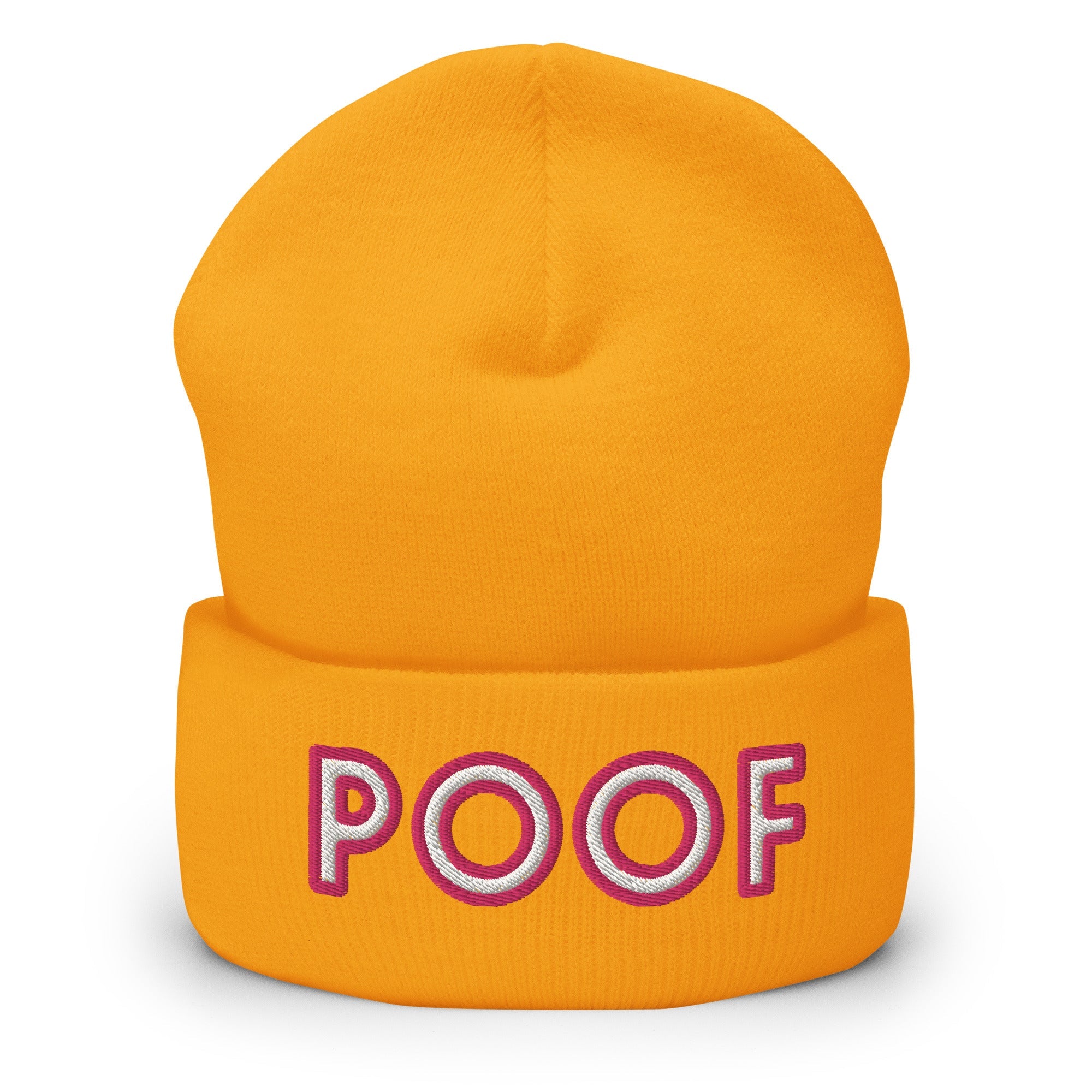 Poof Cuffed Beanie