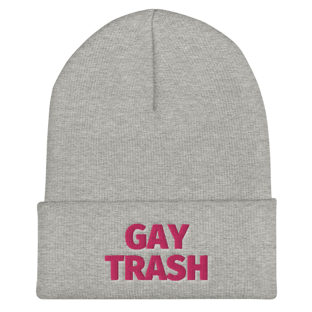 Gay Trash Cuffed Beanie