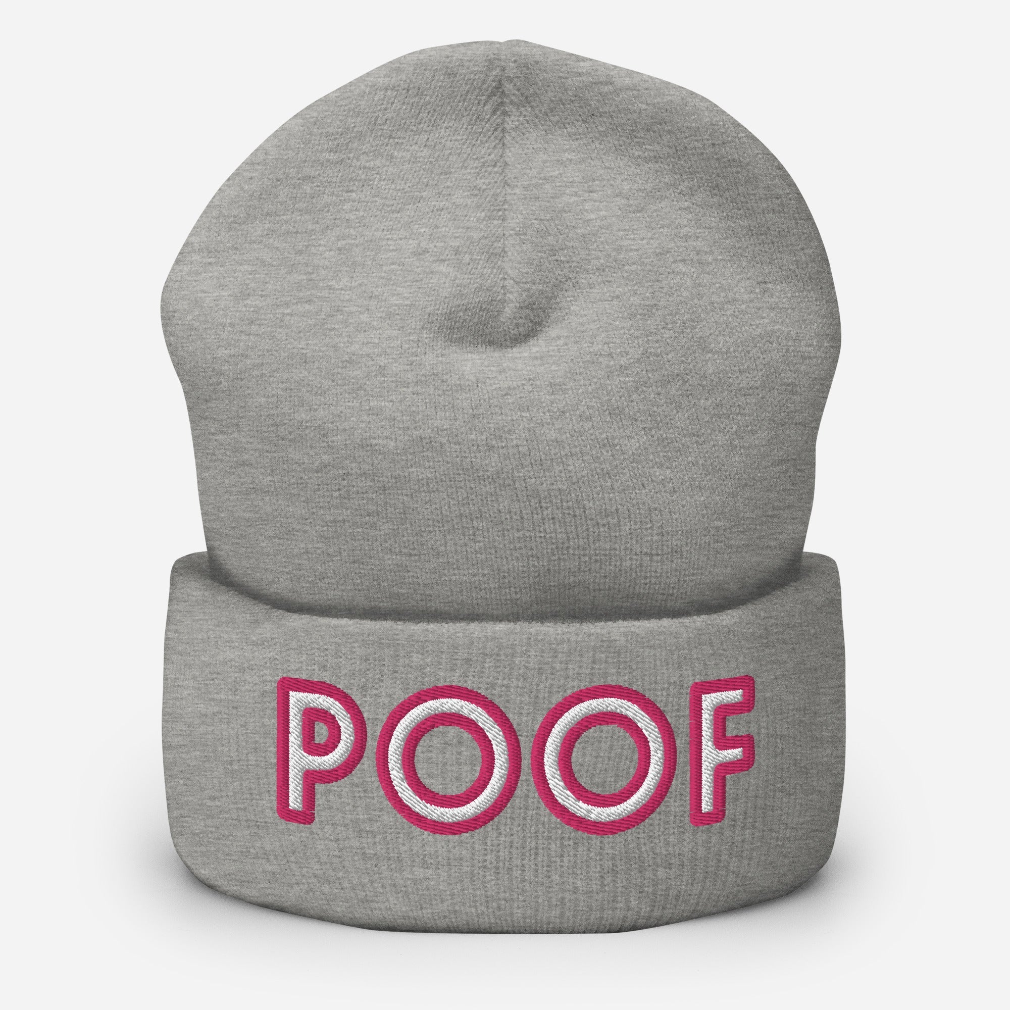 Poof Cuffed Beanie