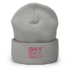 Gay Gay Gay Cuffed Beanie