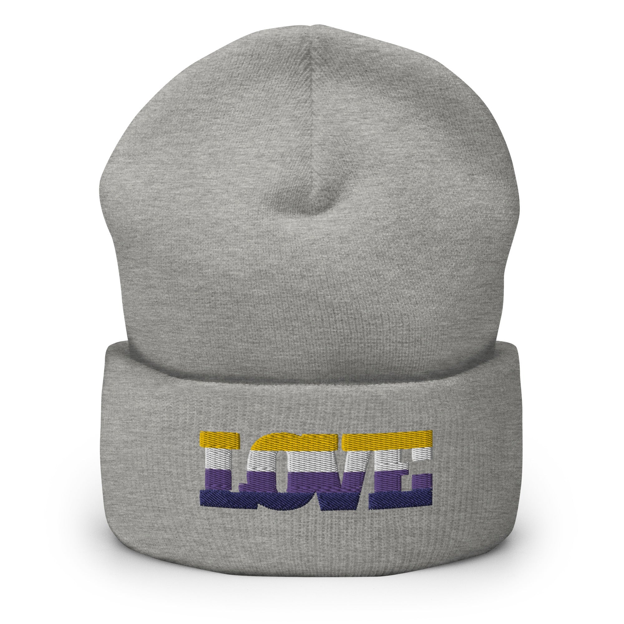 Non-Binary Love Cuffed Beanie