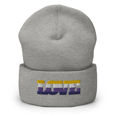 Non-Binary Love Cuffed Beanie